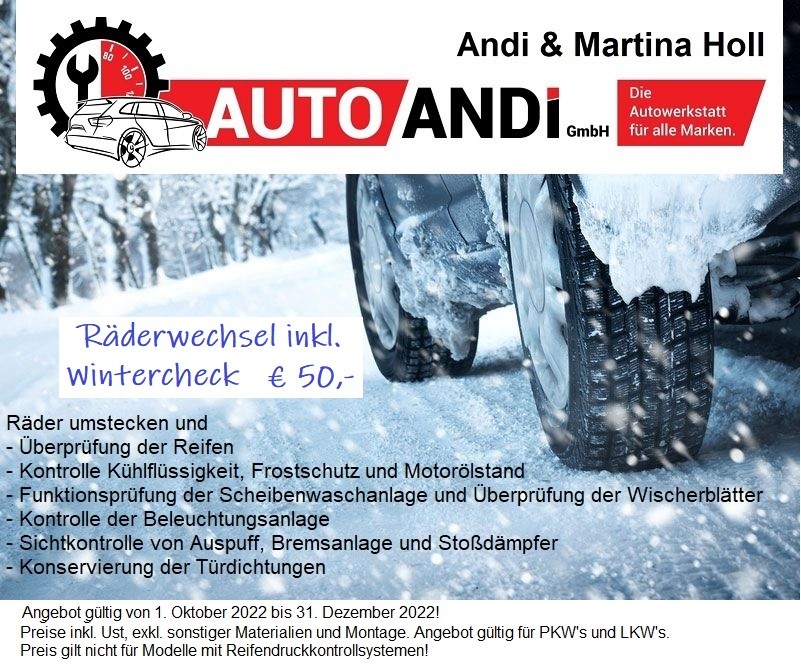 2022-10 Räderwechsel inkl. Wintercheck